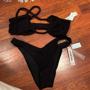 Devon Windsor Elisha swim top and bottom NWT